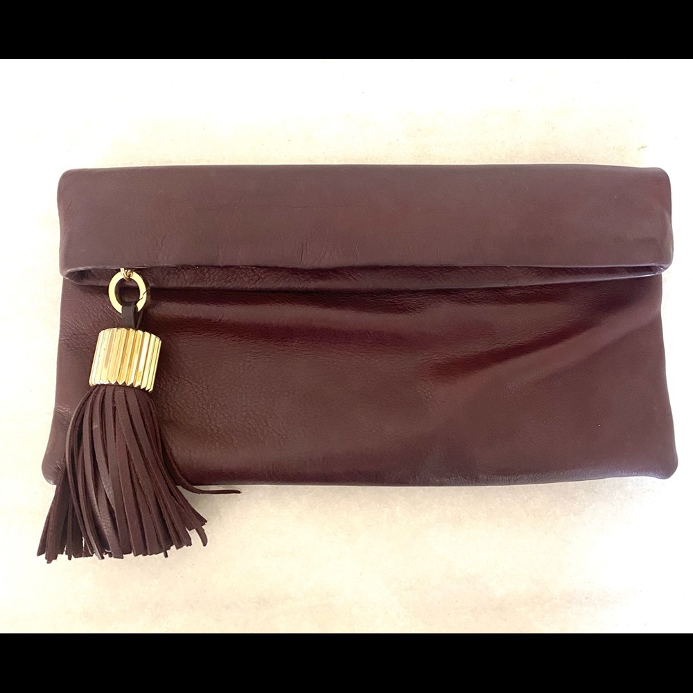 India Hicks Wine Carmen Clutch
